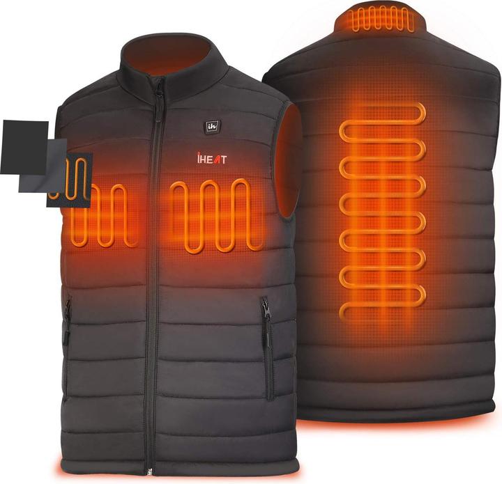 Actual product image iHeat Heated Vest, Black M (M)
