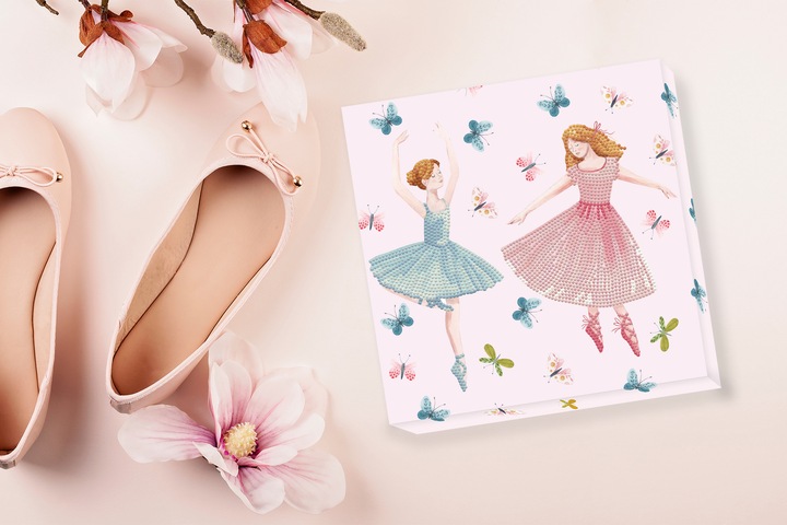 Actual product image Diamond Dotz Diamond Painting Ballet Babes