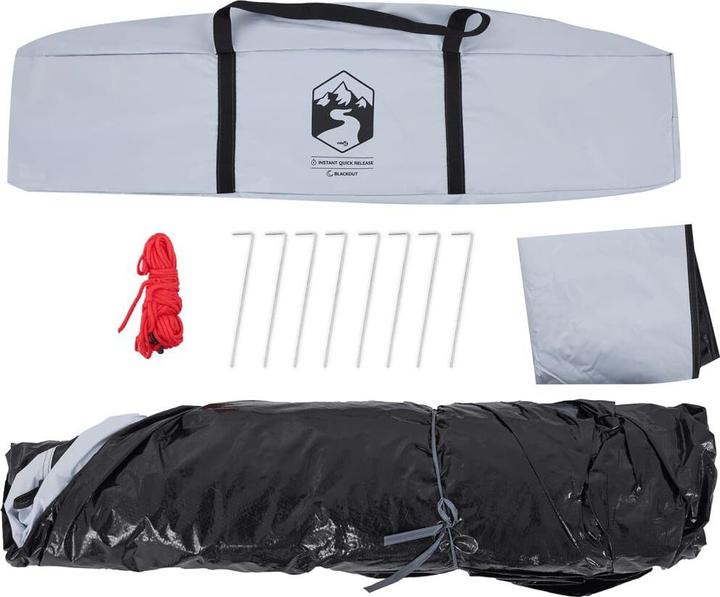 Produktbild vidaXL Kuppel-Campingzelt 4 Personen Verdunkelt Quick Release (Kuppelzelt, 3.75 kg, 4 Personen)