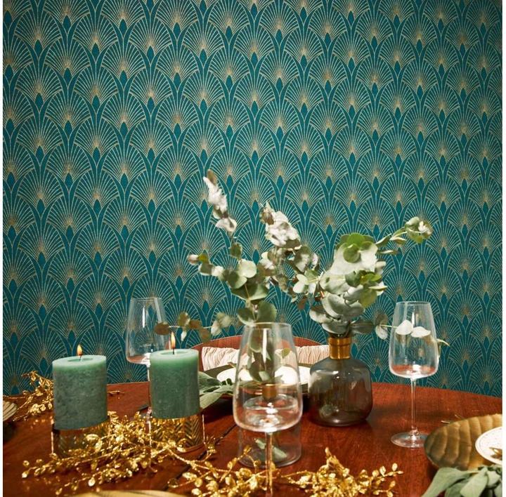 Image du produit Livingwalls Nouveaux murs 50's Glam Art Deco Look (53 x 1005 cm)