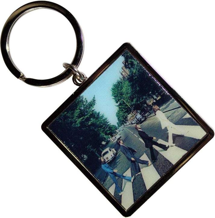 Actual product image The Beatles Abbey Road Photo Print Keyring