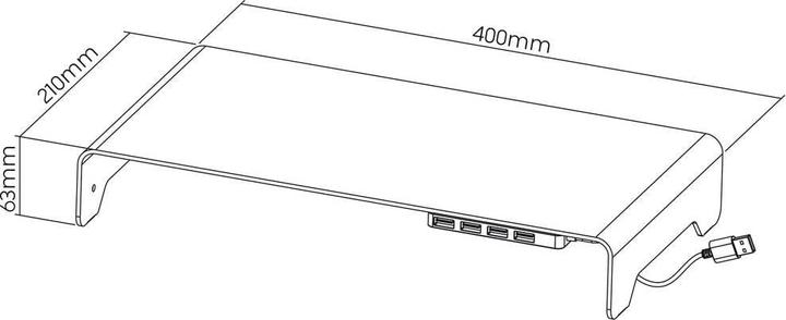 Image du produit myWall Augmentation de la conception du moniteur / ordinateur portable