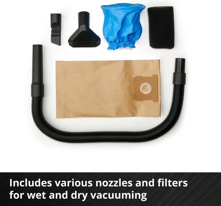 Image du produit Einhell TE-VC 18/10 Li Solo (Aspirateur eau et poussière)