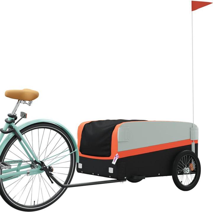 Schwarz und Orange