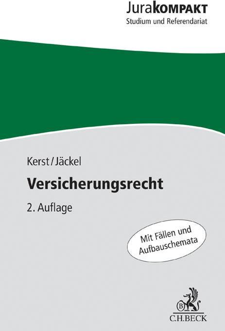 Produktbild Versicherungsrecht (Deutsch, Andreas Kerst, Holger Jäckel, 2020)