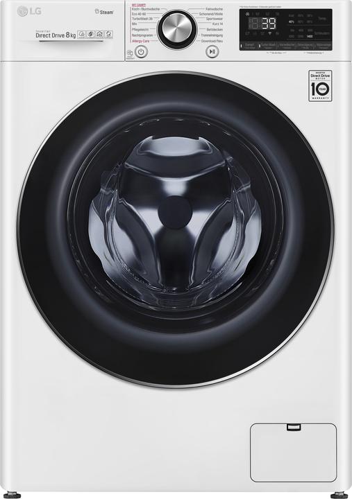 LG F4WV908P2E Waschmaschine Freistehend Frontlader C (8 kg, Links)