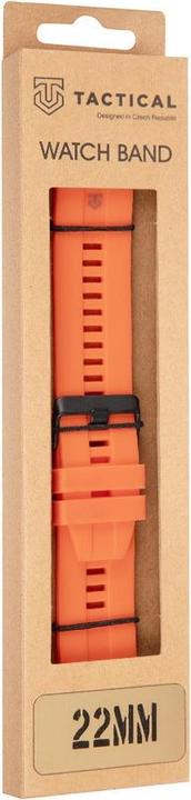 Image du produit Tactical Strap - Quick Release Silicone Band 22mm Orange (22 mm, Métal, Silicone)