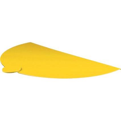 Helit Deckel für Papierkorb Duo-System H61039, Abfalleimer, Gelb