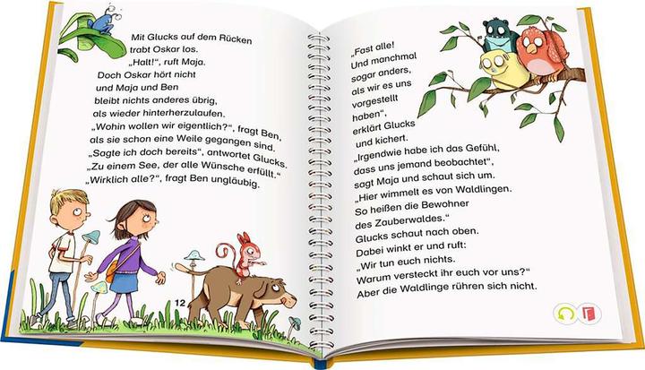 Actual product image tiptoi Lese-Lausch-Abenteuer Zauberwald (German, Annette new farmer, Nikolai Renger, 2023)