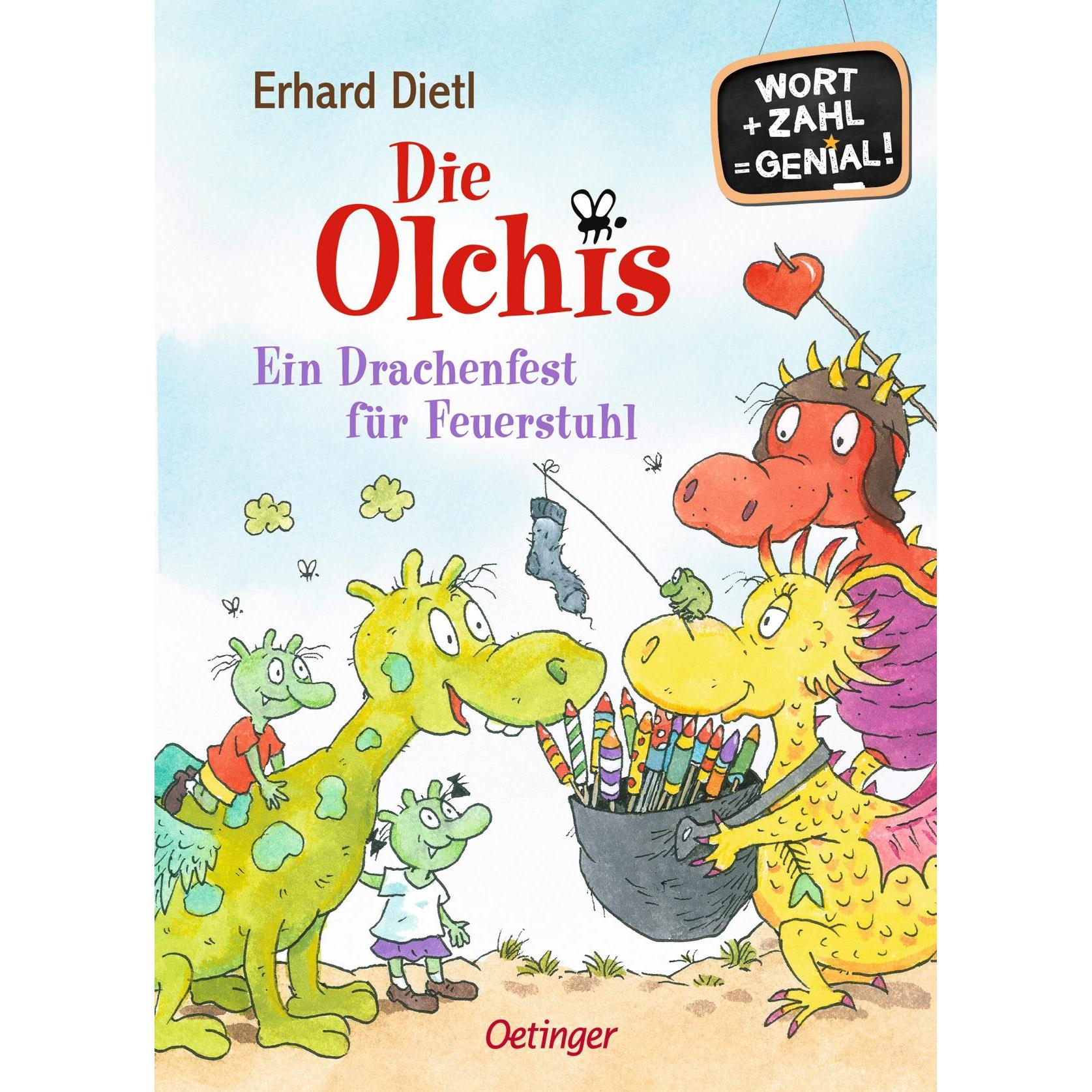 Wort + Zahl Olchis Drachenfest, Kinderbücher von Erhard Dietl