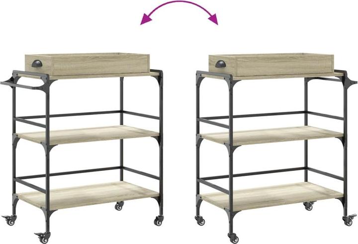 Produktbild vidaXL Küchenwagen