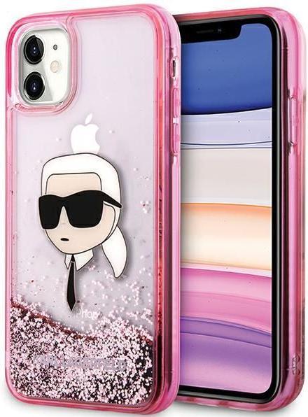 Karl Lagerfeld KLHCN61LNKHCP iPhone 11/ XR różowy/pink hardcase