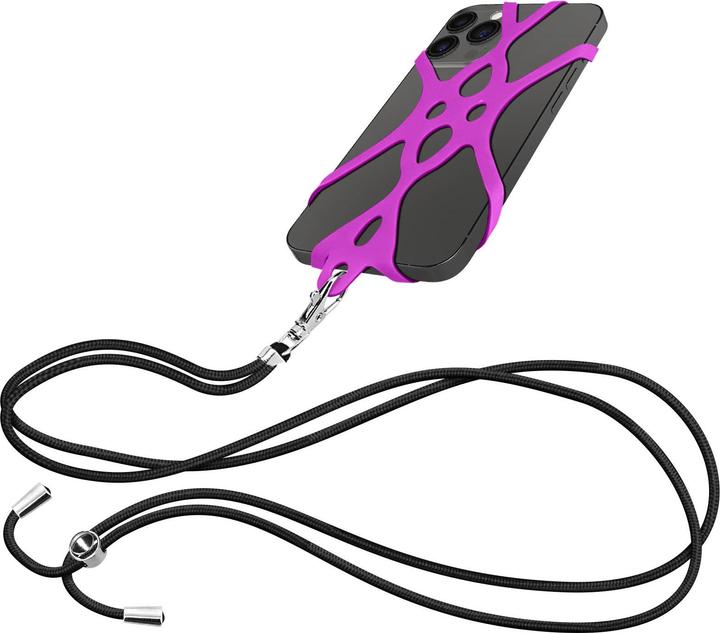 Actual product image Avizar Cell phone chain, adjustable nylon strap