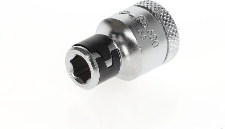 Actual product image Gedore Bit adapter for 3/8" ratchet, Easy bit change, Perfect fit, Silver