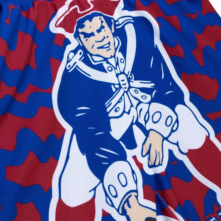 Actual product image Mitchell & Ness M&N New England Patriots JUMBOTRON Basketball Shorts - XL (XL)