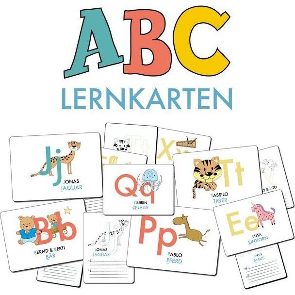 Nova MD Wirth:ABC-Lernkarten der Tiere, Bildkar