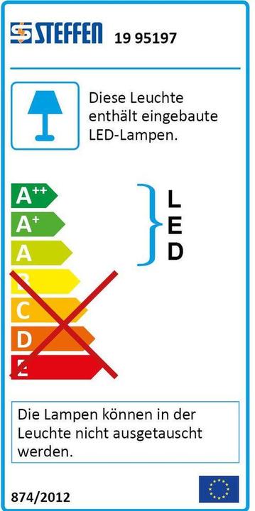 Energy Label Steffen LED Beam Workl 20W 1600lm, 120LED (1600 lm)