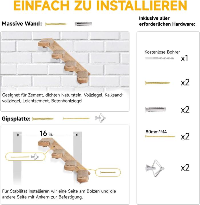 Produktbild Fukumaru Katzentreppe (40 cm, Beige)