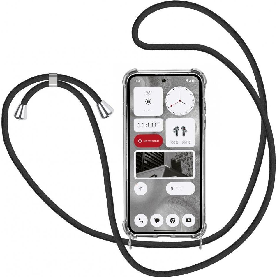 Screenguard Loopster Necklace Case, Handykette, Transparent
