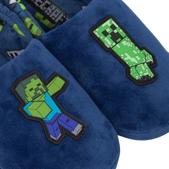Produktbild Minecraft Childrens/Kids Zombie Vs Creeper Slippers (33)