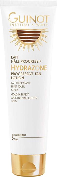 Guinot Progressive Hydrazone Milk Moisturizing Sun Milk Body 150ml (Self-tanning towel, 150 ml)
