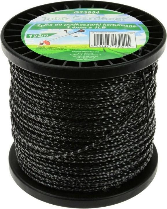 Actual product image GEKO Mowing Thread 2.4mm 122m Carbon (Lawn mower)