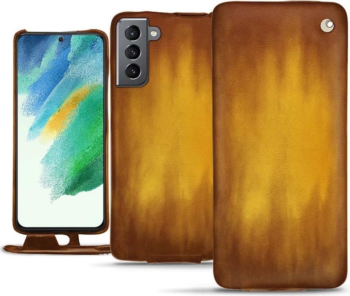 Noreve Lederschutzhülle vertikal (Samsung Galaxy S21 FE)