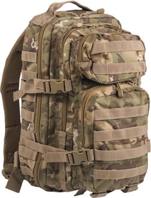 Actual product image Mil-tec Assault Pack SM W/L-Arid (20 l)