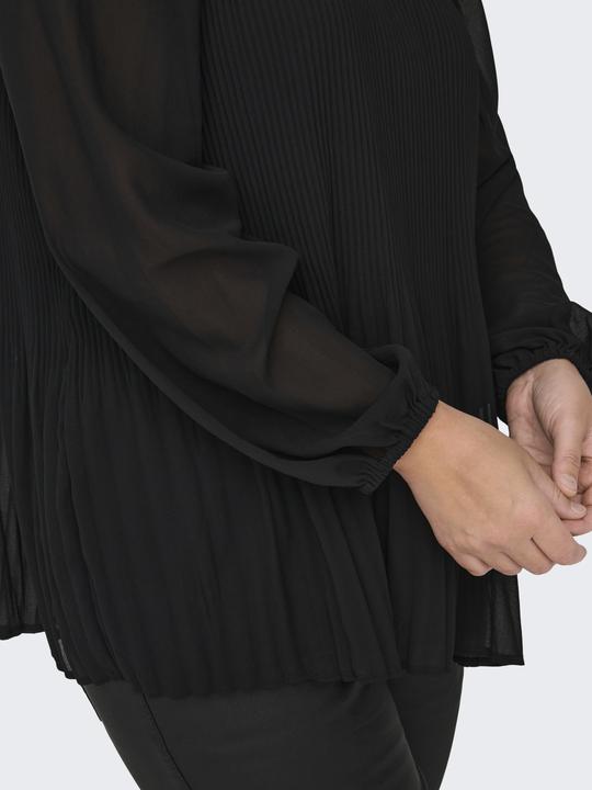 Produktbild Only Normal geschnitten Rundhals Elastische Bündchen Ballonärmel Top Top (44)