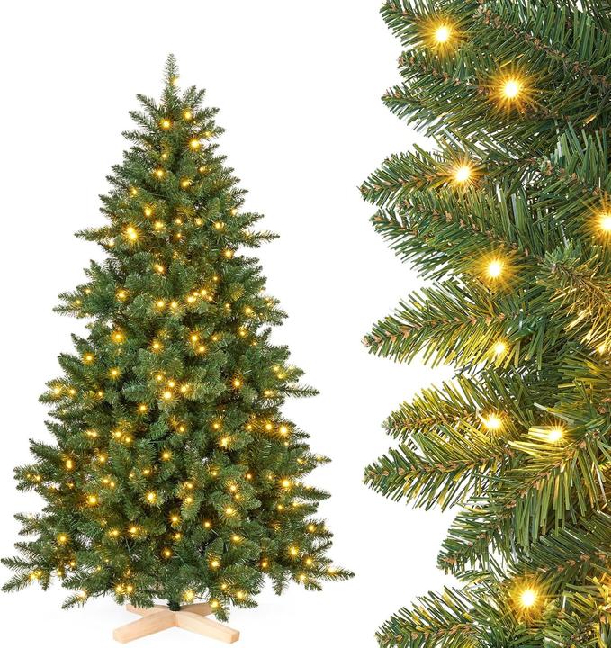 Yorbay Künstlicher Weihnachtsbaum mit 240 LEDs (180 cm)