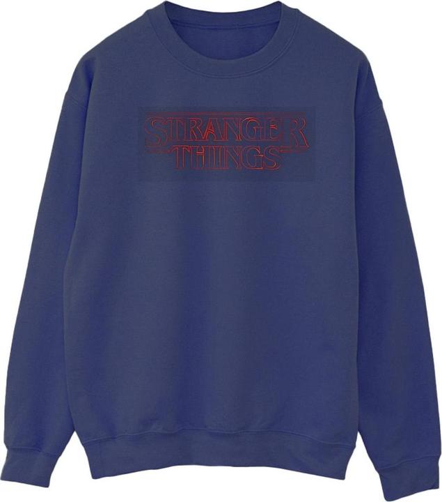 Actual product image Netflix Mens Stranger Things Glow Logo Sweatshirt (3XL)