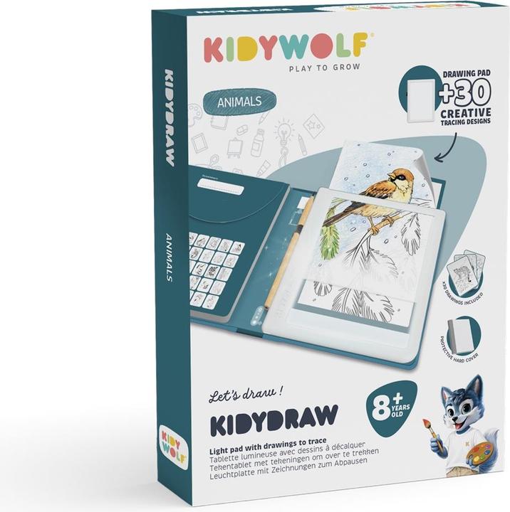 Produktbild Kidywolf Leuchtende Designtafel, Tiere