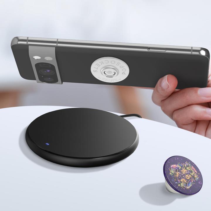 Produktbild PopSockets PopGrip Premium Glitter Hogwarts Floral