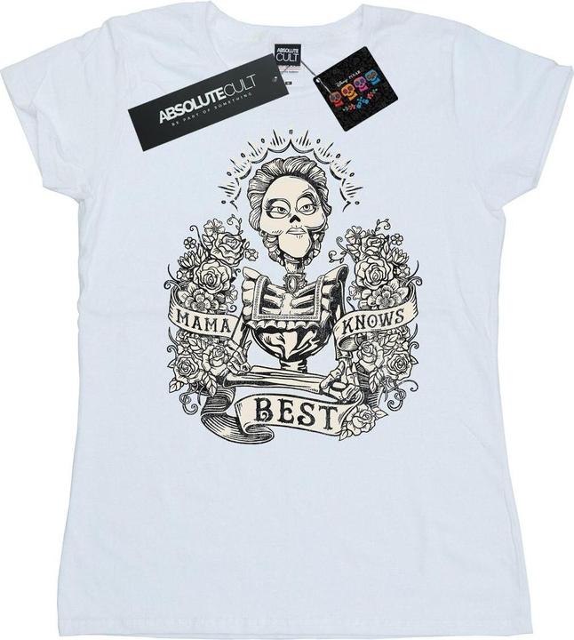 Actual product image Disney Womens/Ladies Coco Mama Knows Best Cotton T-Shirt (XL)