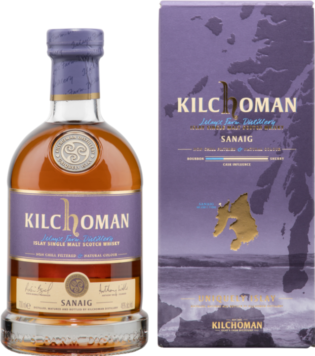 Image du produit Kilchoman Sanaig (Single Malt, Scotch Whisky, 1 x 70 cl)