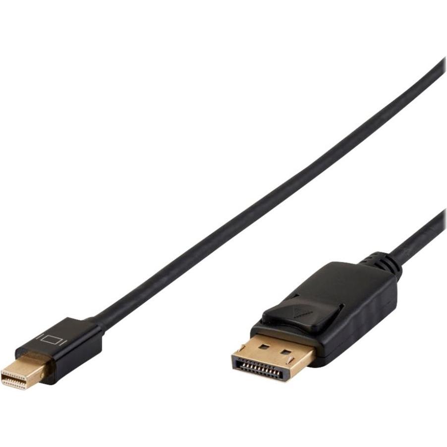 MicroConnect Mini DisplayPort — DisplayPort (2 m), Cavo video, Nero