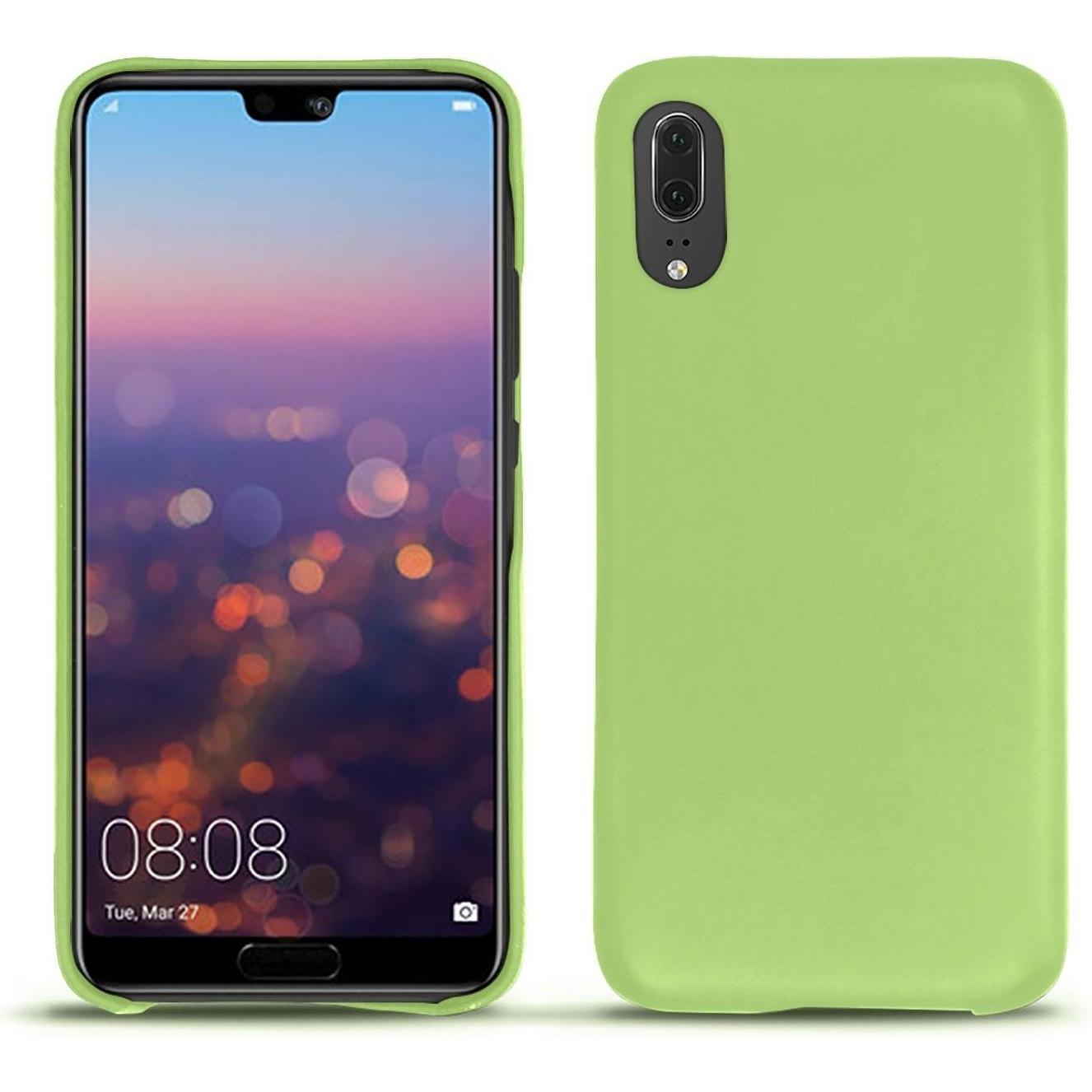 Thumbnail - Noreve Lederschutzhülle (Huawei P20), Smartphone Hülle, Grün