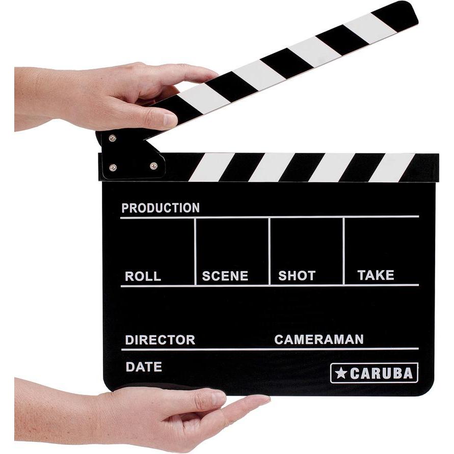 Thumbnail - Caruba Professional Direktor Clapper BW (Kreide), Video Zubehör