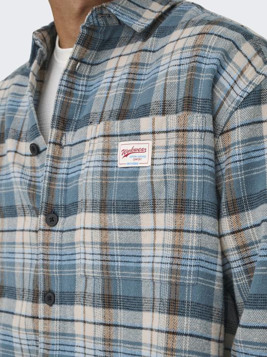 Actual product image Only & Sons Hemd JACK LS FLANNEL Langarmhemd (L)