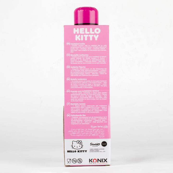 Image du produit Konix HELLO KITTY - Bonbons - Bouteille en Acier Inoxydable 500ml (0.50 l)