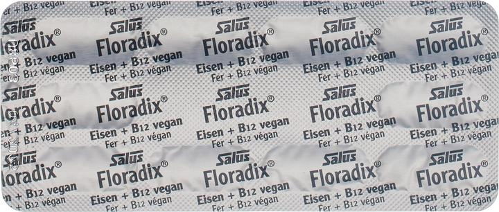 Nährwerte und Zutaten Floradix Eisen und B 12 Vegan (40 Stück, Kapseln, 37 g)