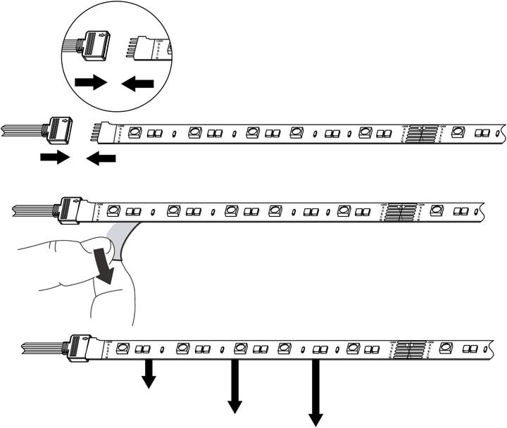 Actual product image EGLO LED strips (Multicoloured, 800 cm, Indoor)
