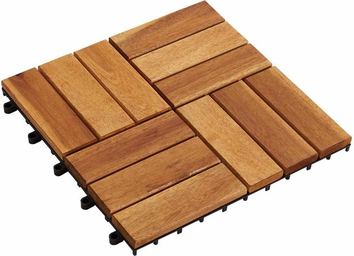 Produktbild vidaXL Terrassenfliese (30x, 30 x 30 cm)