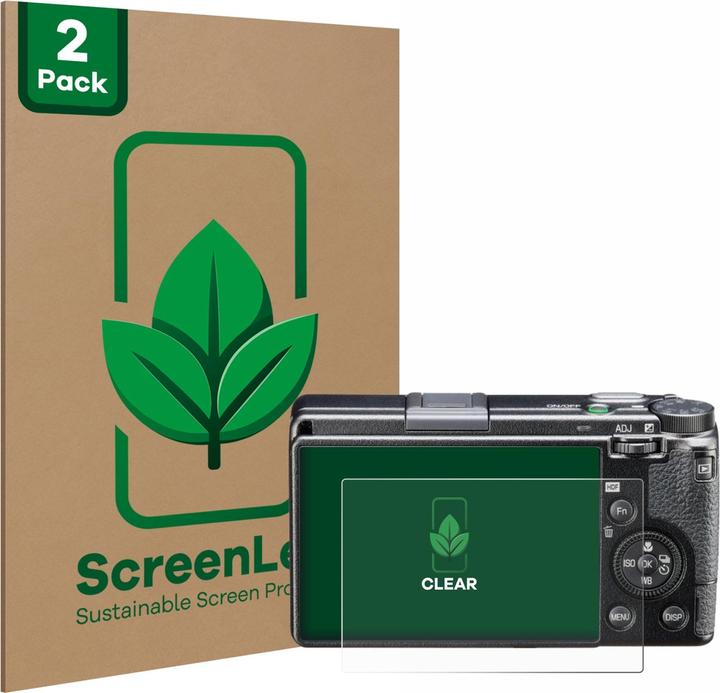 ScreenLeaf Schutzfolie nachhaltiger Displayschutz Displayschutzfolie Folie Klar Transparent (Displayschutz)