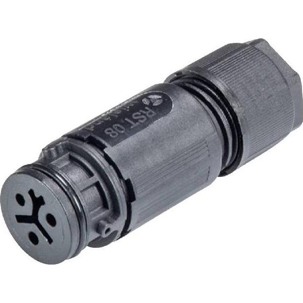 Wieland Connettore, Cavo + Spina elettrica, Nero