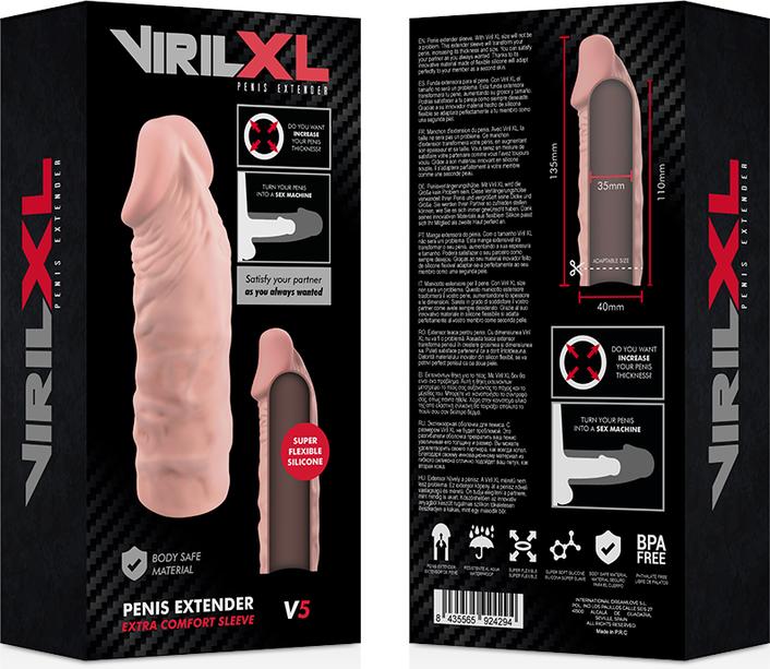 Produktbild Virilxl Extension De Pene Liquid Silicone V5 Natural