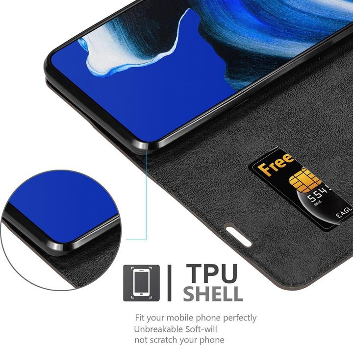Actual product image Cadorabo Book Invisible Magnet Cover (Oppo Reno 2 Z)