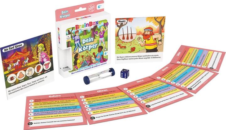 Actual product image Brainbox Pocket - Your body (German, 2 Players)