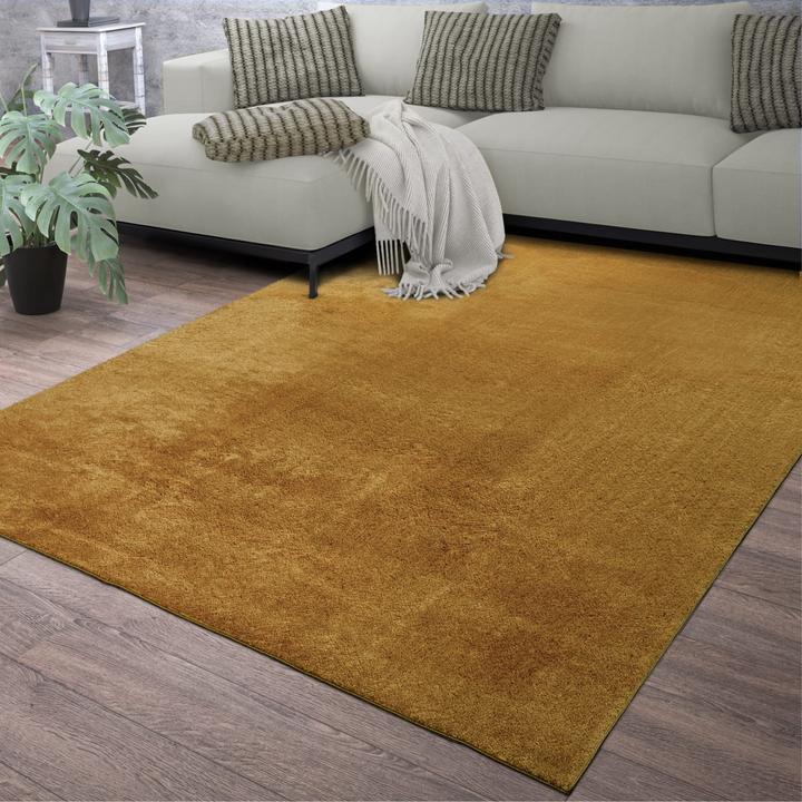 Produktbild TT Home Wohnzimmer Kurzflor Einfarbig Modernes Design Waschbar (220 x 160 cm)
