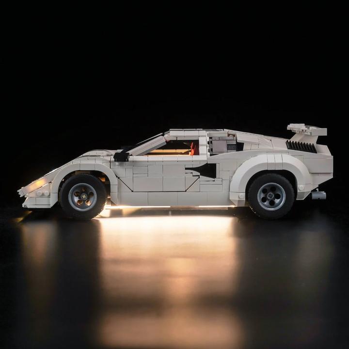 Produktbild BrickBling LED Licht Set für LEGO Lamborghini Countach (10337) inkl. Fernbedienung